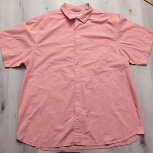 Tommy Bahama Shirt Mens 3XLT Blush Rose Pink Nova Wave Seersucker